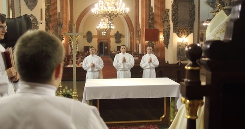 Akolitat dla trzech kleryków