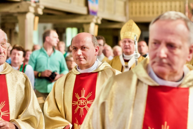 Poświęcenie kościoła w Rozogach