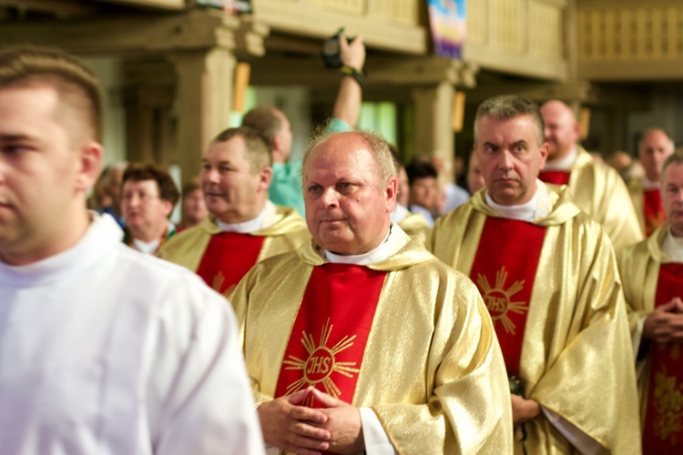 Poświęcenie kościoła w Rozogach