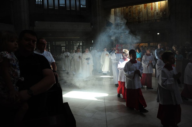 Zakończenie peregrynacji ikony Świętej Rodziny - sanktuarium św. Jana Pawła II