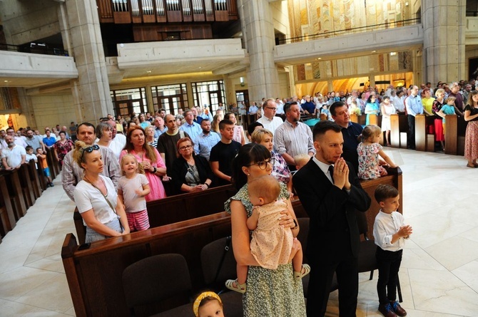 Zakończenie peregrynacji ikony Świętej Rodziny - sanktuarium św. Jana Pawła II