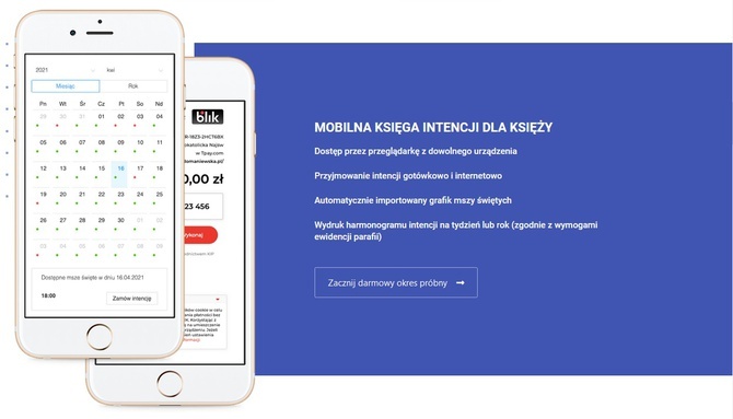 Parafio.com - aplikacja do prowadzenie księgi intencji i zamawiania Mszy online