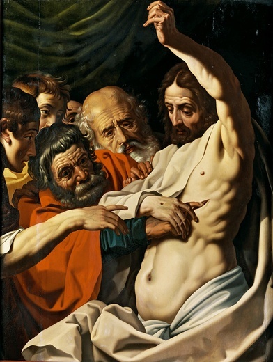 Abraham Janssens I (przypisywane) Wątpiący Tomasz, pomiędzy 1610 i 1615