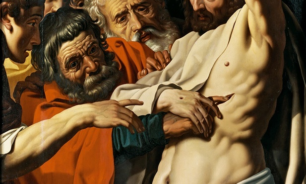 Abraham Janssens I (przypisywane) Wątpiący Tomasz, pomiędzy 1610 i 1615