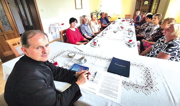 Ostatnie posiedzenie grupy w parafii NSJ.