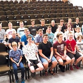 Spotkanie zostało podzielone na dwie tury. W drugiej wzięło udział 30 chłopców z kilku parafii.