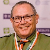 Ksiądz harcmistrz Wojciech Jurkowski SAC jest naczelnym kapelanem ZHP.