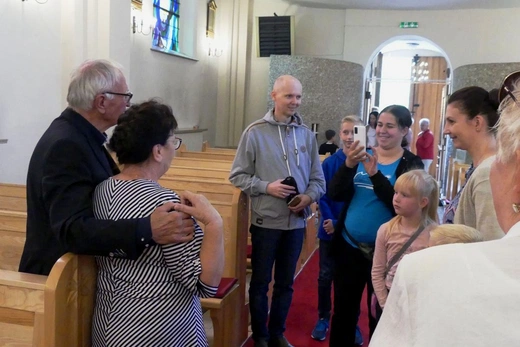 Msza św. z okazji 80. urodzin trenera Antoniego Piechniczka w Wiśle.