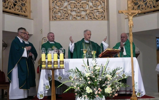 Msza św. z okazji 80. urodzin trenera Antoniego Piechniczka w Wiśle.