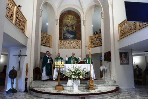 Msza św. z okazji 80. urodzin trenera Antoniego Piechniczka w Wiśle.