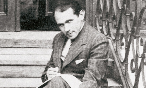Bruno Schulz w 1935 r. w rodzinnym Drohobyczu.