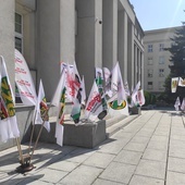 Katowice. Okupacja biur poselskich, manifestacja i blokada torów. Górniczy związkowcy zaostrzają protest