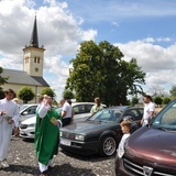 Zlot oldtimerów i święcenie pojazdów w Sławikowie