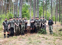 ▲	W akcji wzięło udział 10 kleryków z całej Polski. 