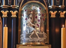 ▲	Obraz wykonał gorzowski artysta plastyk Józef Kodź.