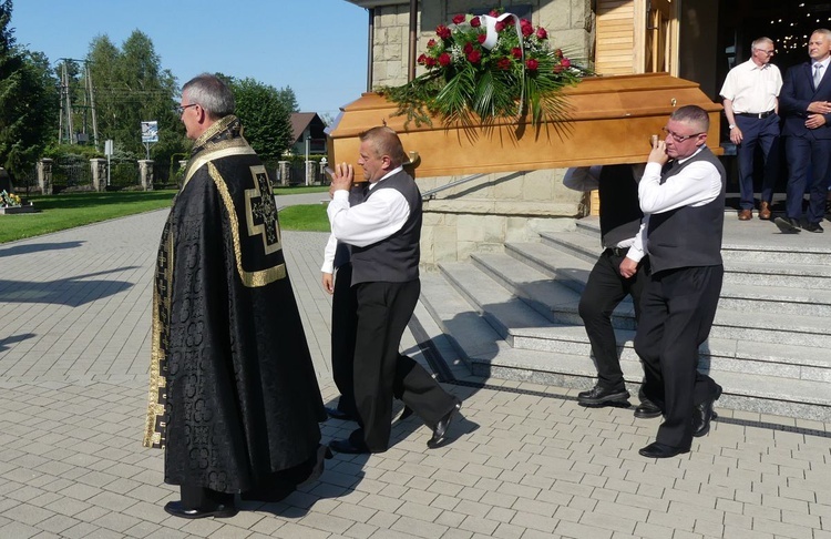 Pogrzeb śp. Marii Ciurli - gospodyni leśniańskiej parafii z 21-letnim stażem