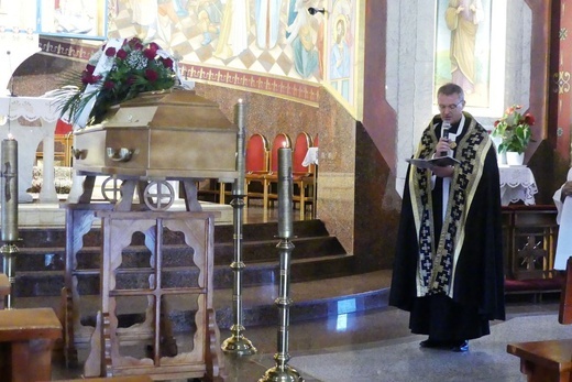 Pogrzeb śp. Marii Ciurli - gospodyni leśniańskiej parafii z 21-letnim stażem