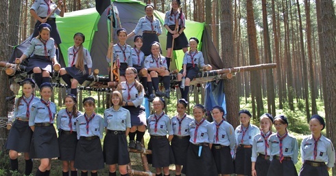 Obozy Skautów Europy - harcerki i wilczki z Rybnika i okolic