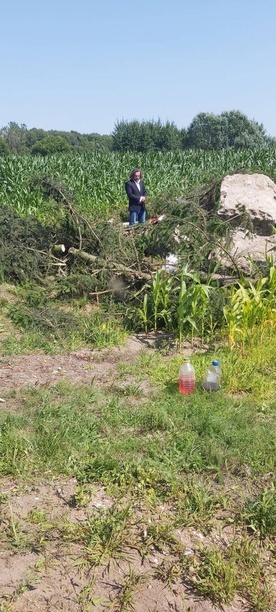 Zniszczono kolejny pomnik na mogile żołnierzy AK na Białorusi