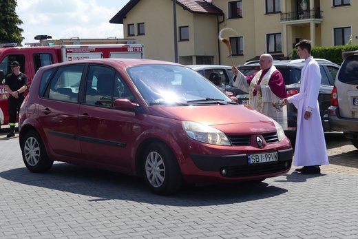 Kierowcy u św. Józefa Bilczewskiego w Wilamowicach