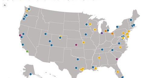 USA: Interaktywna mapa agresji proaborcjonistów