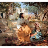 Henryk Siemiradzki
Chrystus w domu Marty i Marii 
olej na płótnie, 1886
Państwowe Muzeum Rosyjskie, Sankt Petersburg