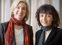 Jennifer Doudna (z lewej) i Emmanuelle Charpentier – twórczynie metody CRISPR, umożliwiającej leczenie rzadkich chorób genetycznych.