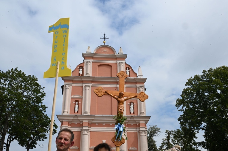 Wyjście pielgrzymki ze Skrzatusza na Jasną Górę