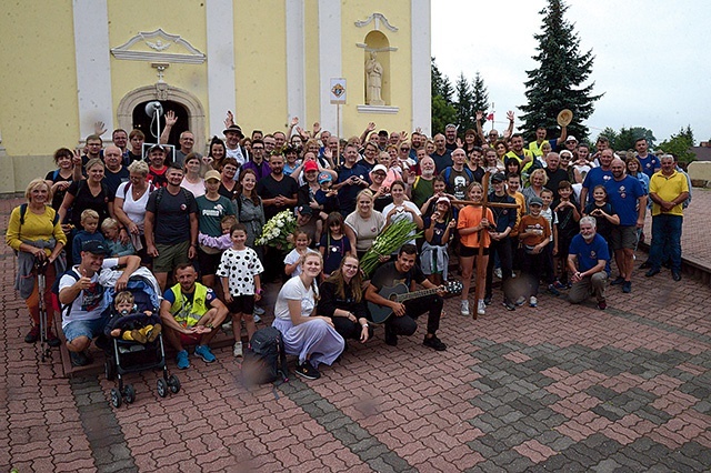 	Po 21 km grupa dotarła do celu.