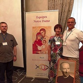 W spotkaniu uczestniczyli Barbara i Krzysztof Stasiakowie  oraz ks. Robert Awerjanow.