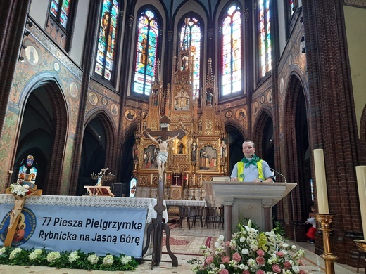 77. Rybnicka Pielgrzymka na Jasną Górę. Dzień I