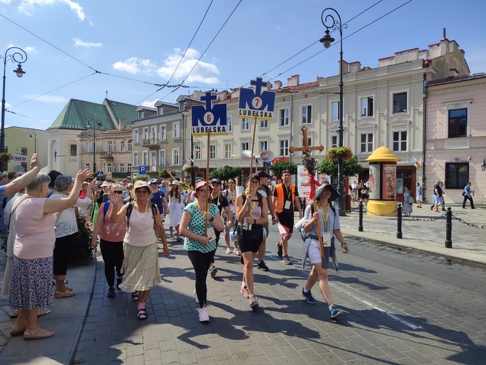 Wyjście lubelskiej pielgrzymki 