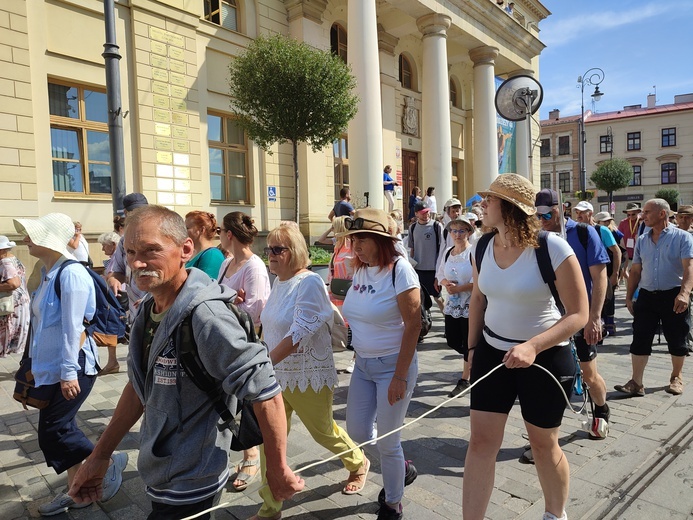 Wyjście lubelskiej pielgrzymki 