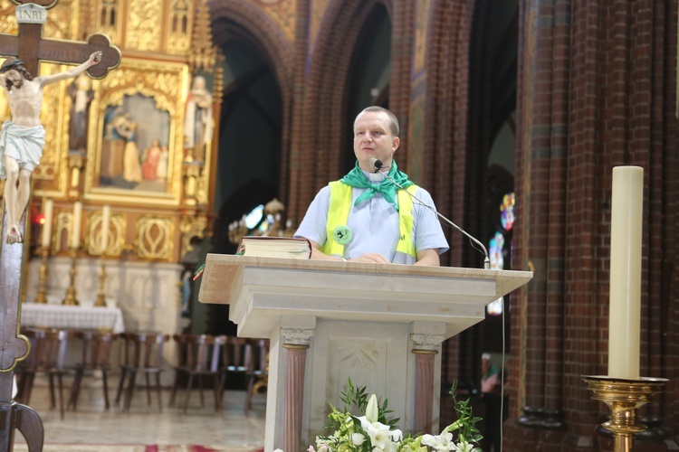 Rybnicka pielgrzymka - Eucharystia na rozpoczęcie