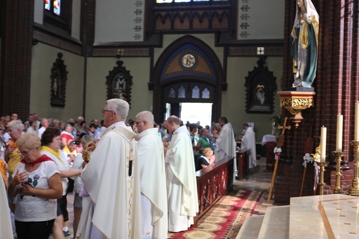 Rybnicka pielgrzymka - Eucharystia na rozpoczęcie