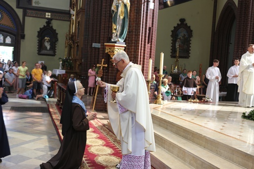 Rybnicka pielgrzymka - Eucharystia na rozpoczęcie