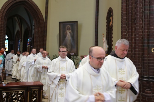 Rybnicka pielgrzymka - Eucharystia na rozpoczęcie