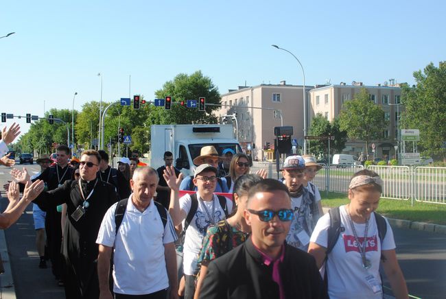 Stalowa Wola. XXXIX Piesza Pielgrzymka na Jasną Górę.