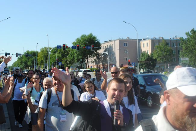 Stalowa Wola. XXXIX Piesza Pielgrzymka na Jasną Górę.