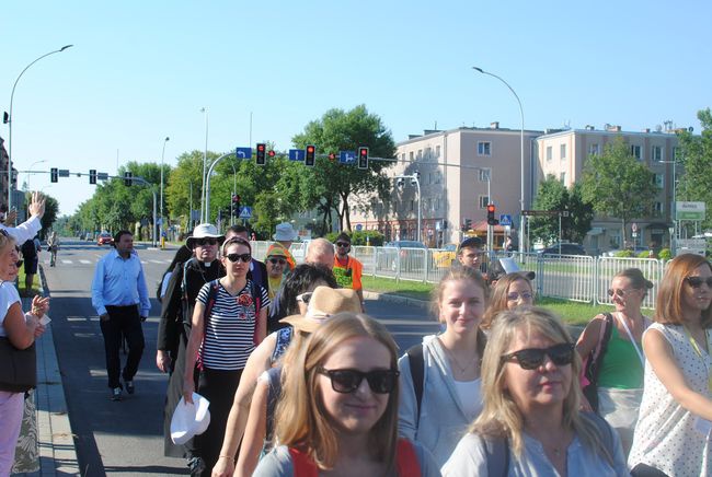 Stalowa Wola. XXXIX Piesza Pielgrzymka na Jasną Górę.