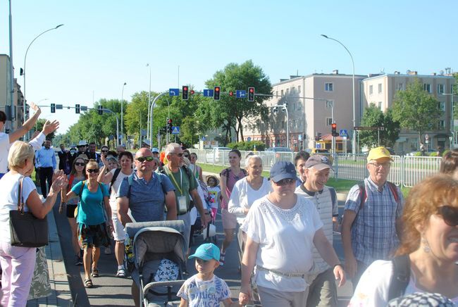 Stalowa Wola. XXXIX Piesza Pielgrzymka na Jasną Górę.