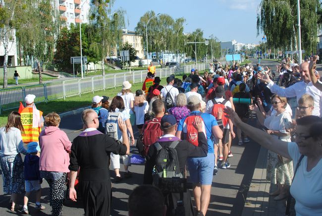 Stalowa Wola. XXXIX Piesza Pielgrzymka na Jasną Górę.