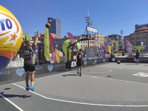 Mistrzostwa Polski w koszykówce 3x3 w Katowicach