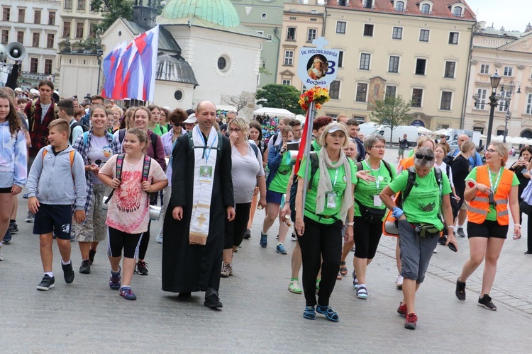 Wyjście Pieszej Pielgrzymki Krakowskiej 2022