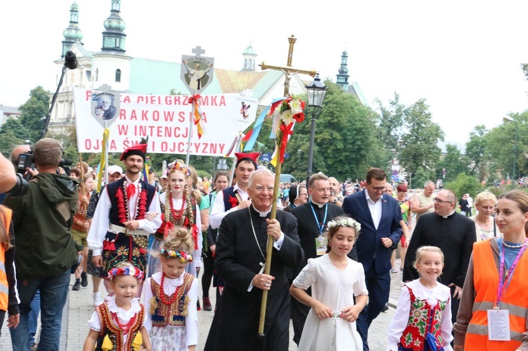 Wyjście Pieszej Pielgrzymki Krakowskiej 2022