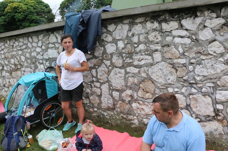 Postój pielgrzymów w Liszkach 2022