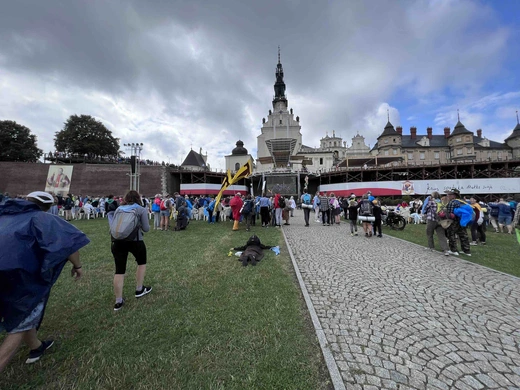 Rybnicka pielgrzymka - wejście na Jasną Górę