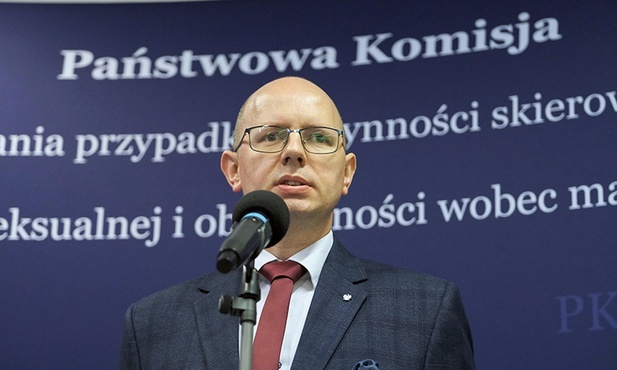 Profesor Błażej Kmieciak, przewodniczący Państwowej Komisji ds. Pedofilii.