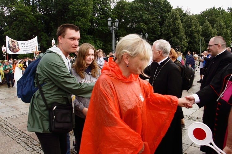 Wejście 42. Pieszej Pielgrzymki Krakowskiej na Jasną Górę