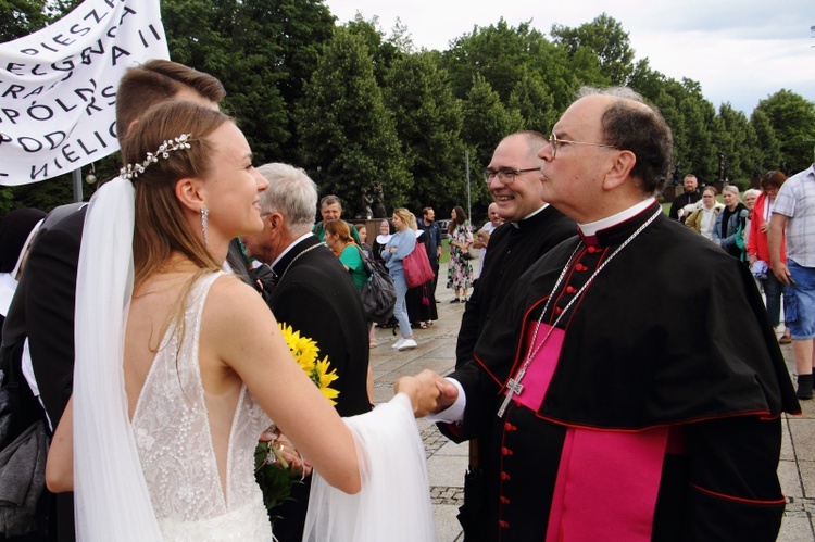 Wejście 42. Pieszej Pielgrzymki Krakowskiej na Jasną Górę